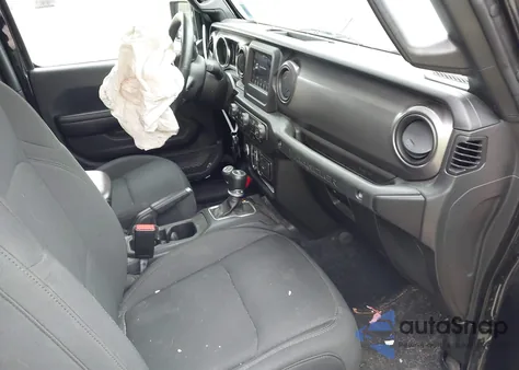 2021 Jeep Wrangler Unlimited Sport S 4X4 z USA, uszkodzony, nr VIN 1C4HJXDG9MW853726